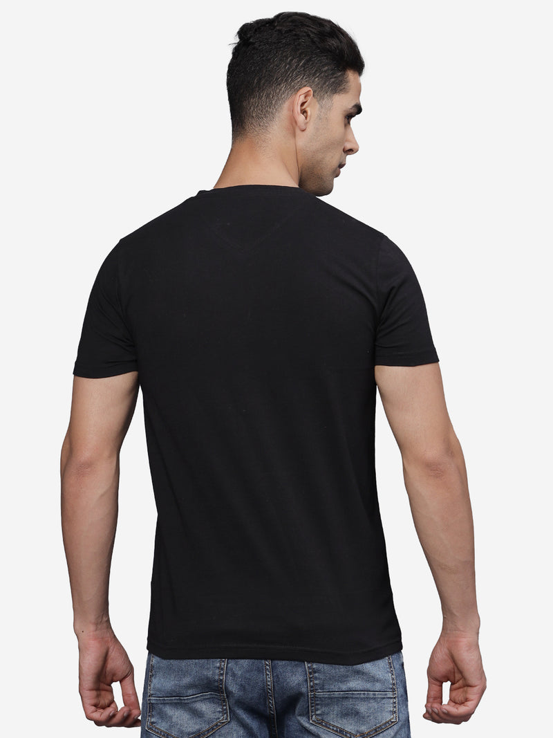 Half Sleeve V Neck T-Shirt