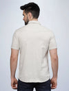 Half Sleeve Natural Cotton Linen Shirt