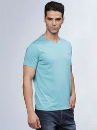 Half Sleeve V Neck T-Shirt