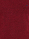 T-Base Men Red Solid Pullover Sweater