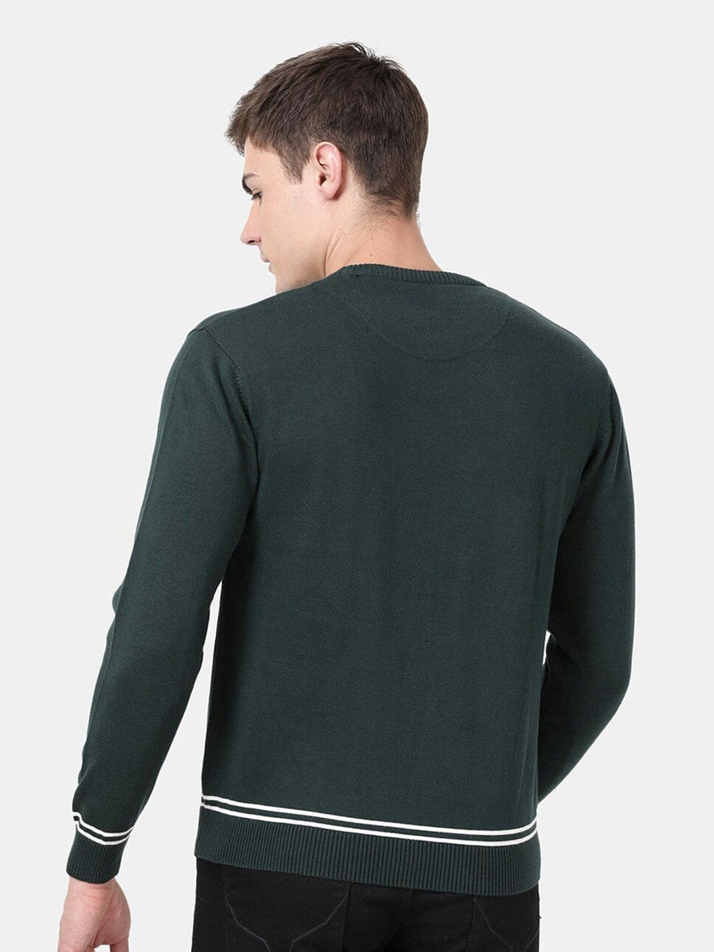 T-Base Round Neck Cotton Pullover Sweaters