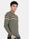 T-Base Round Neck Cotton Pullover Sweater