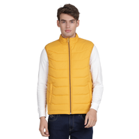 Men’s Classic Mustard Polyester Jacket - Regular fit