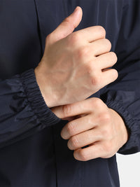 TBASE Men’s NAVY Waterproof Rain Jacket with Hood