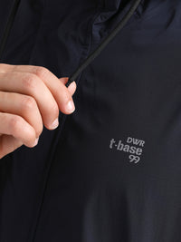 TBASE Men’s NAVY Waterproof Rain Jacket with Hood