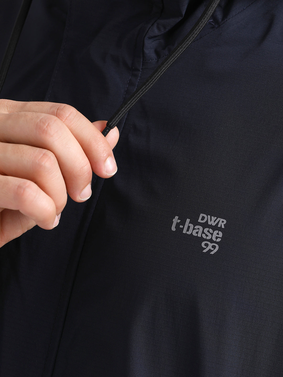 TBASE Men’s NAVY Waterproof Rain Jacket with Hood