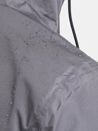 TBASE Men’s DARK GRAY Waterproof Rain Jacket with Hood