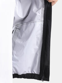 TBASE Men’s BLACK Waterproof Rain Jacket with Hood