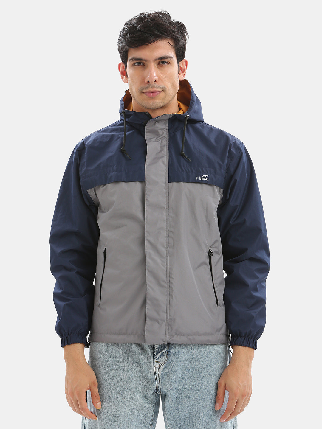 TBASE Reversible Rain Jacket | Waterproof Lightweight Jacket| Grey
