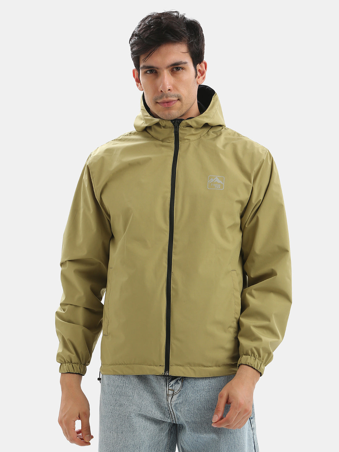 TBASE Reversible Rain Jacket | Waterproof Lightweight Jacket| Navy
