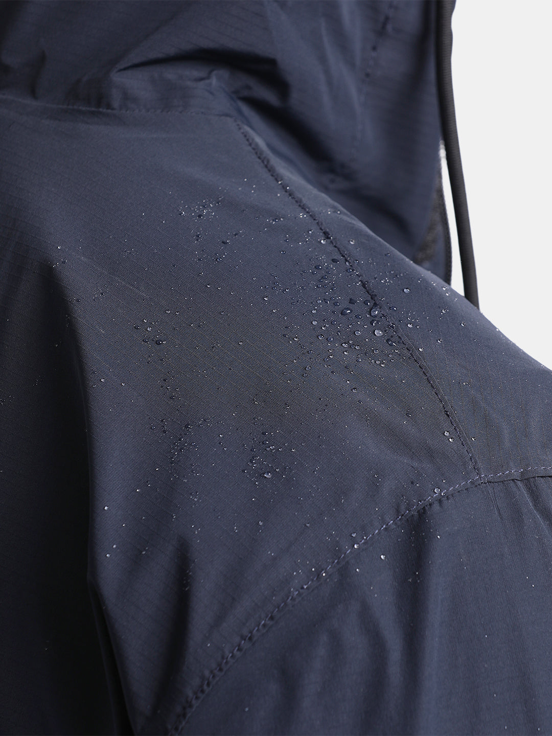 TBASE Men’s NAVY Waterproof Rain Jacket with Hood