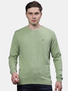 T-Base Men Green Pullover