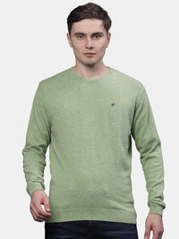 T-Base Men Green Pullover