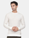 T-Base Ribbed Round Neck Cotton Pullover Sweaters