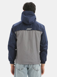 TBASE Reversible Rain Jacket | Waterproof Lightweight Jacket| Grey