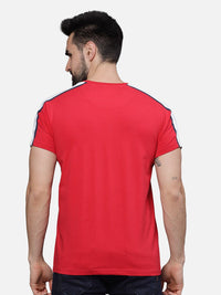T-Base Men Typography Printed Pockets T-Shirt