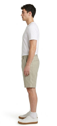 Tbase Men's Solid Regular Fit Cotton Shorts–Cement