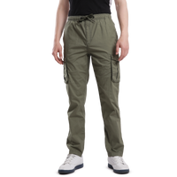 T-Base Men’s Capulet Olive Cargo Trouser | Mid-Rise Casual Utility Pants with 6 Pockets
