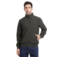 Men’s Classic Olive Polyester  Jacket - Regular fit