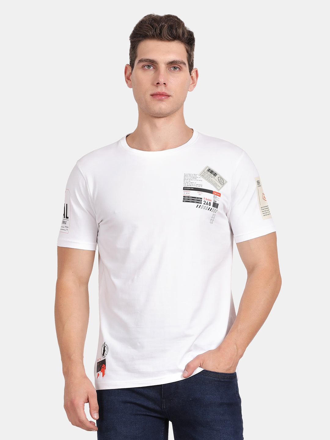 CREW NECK GRAPHIC T-SHIRT