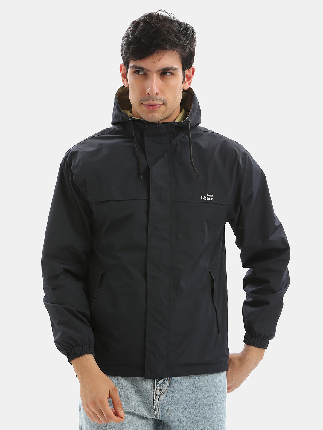 TBASE Reversible Rain Jacket | Waterproof Lightweight Jacket| Navy