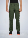 Solid Overdyed Cargo Pants