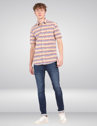 HALF SLEEVE COTTON PRINTED SHIRT