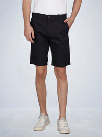 Men’s Dark Navy Casual Shorts – Regular Fit