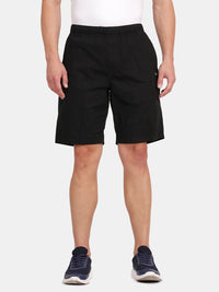 Men’s Black  Casual Shorts – Regular Fit