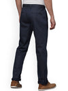 T-Base Men Self Design Textured Straight Fit Chinos
