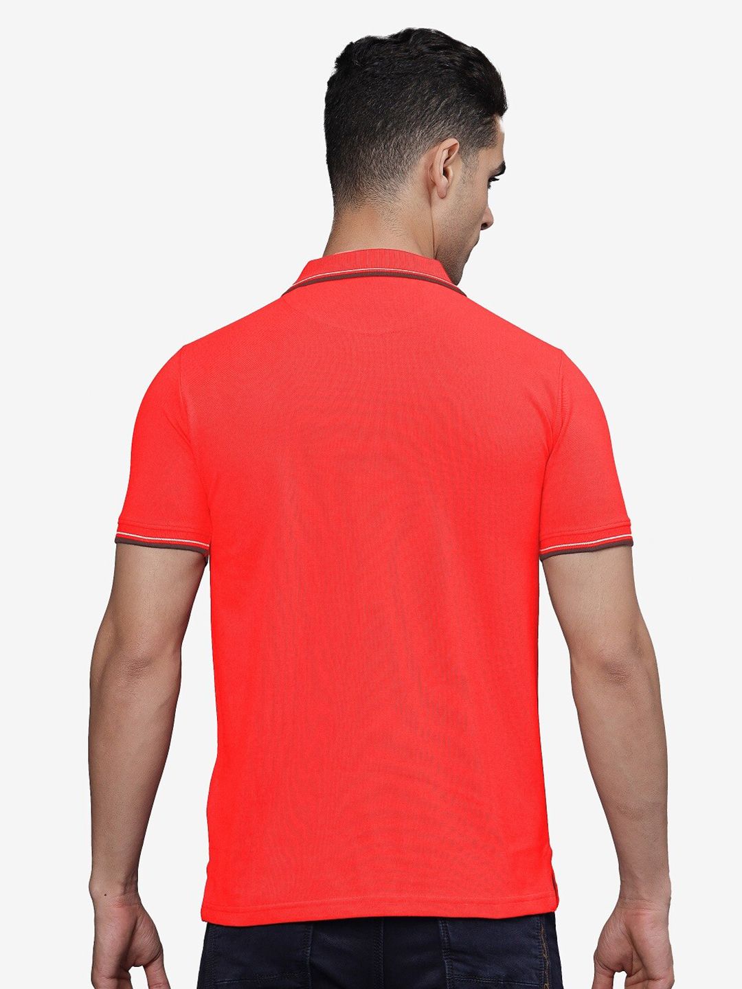 HALF SLEEVE POLO COLLAR T-SHIRT WITH CHEST POCKET