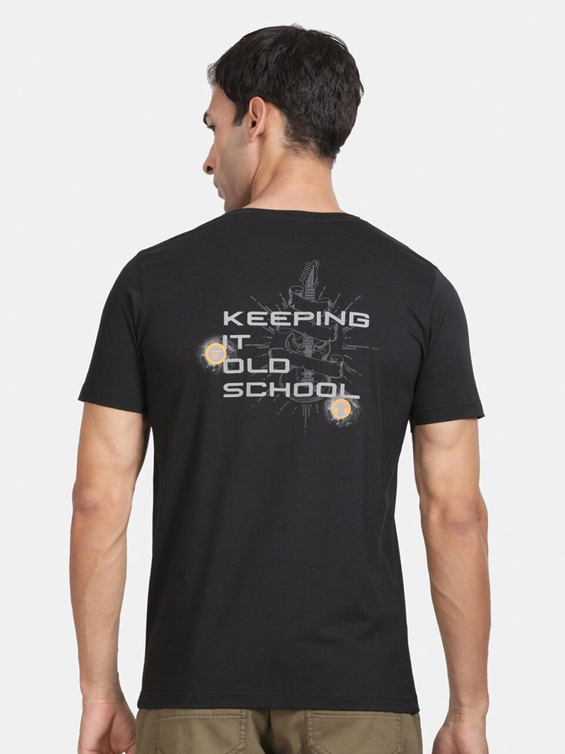 T-Base Typography Printed Relaxed Fit T-Shirt