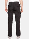 T-Base Men Mid Rise Pure Cotton Cargos Trousers