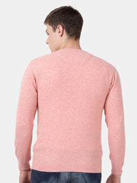T-Base Round Neck Long Sleeves Woollen Pullover Sweater