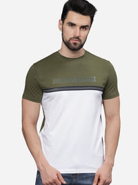 T-Base Men Tribal Colourblocked Pockets T-Shirt