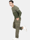 T-Base Men Mid Rise Cargos Trousers