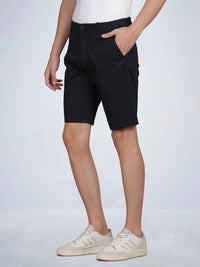 Men’s Dark Navy Casual Shorts – Regular Fit