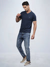 Half Sleeve V Neck T-Shirt