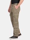 Solid Cargo Pants
