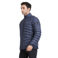 Men’s Classic Ink Blue Polyester Jacket - Regular fit