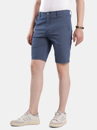 Tbase Men’s Printed Casual Shorts – Majolica Blue