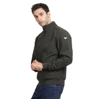 Men’s Classic Olive Polyester  Jacket - Regular fit