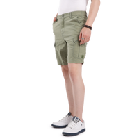 T-base Men's Casual Cargo Shorts | Mid-Rise | Regular Fit |Avacado