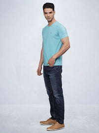 Half Sleeve V Neck T-Shirt