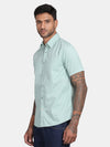 HALF SLEEVE COTTON TWILL SHIRT