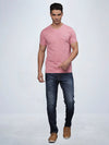 Half Sleeve V Neck T-Shirt