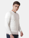 T-Base Men Off White Pullover