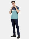 T-Base Men Polo Collar Nylon T-Shirt