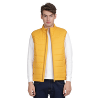 Men’s Classic Mustard Polyester Jacket - Regular fit