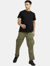 T-Base Men Mid-Rise Cargos Trousers